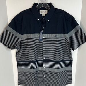 Original Penguin Men's Size L Short Sleeve Button Down Shirt NWT!